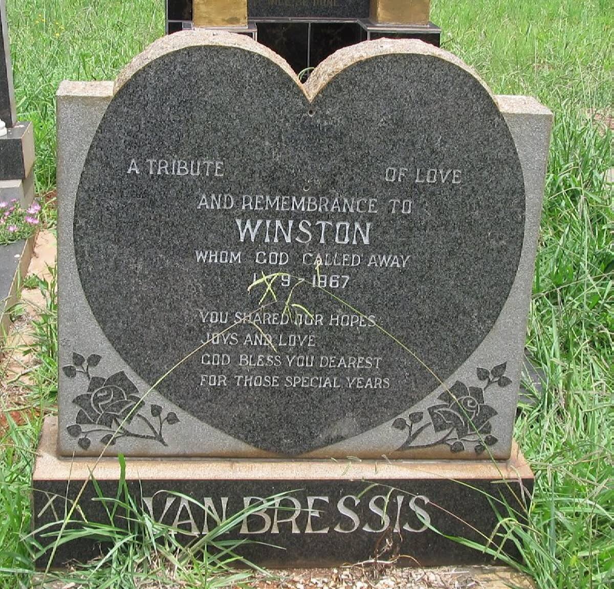 BRESSIS Winston, van -1967