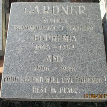 GARDNER Amy 1906-1998 :: GARDNER Euphemia 1908-1983