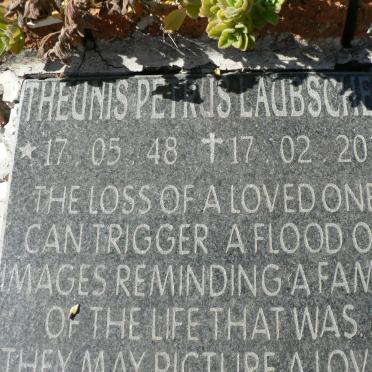 LAUBSCHER Theunis Petrus 1948-2010