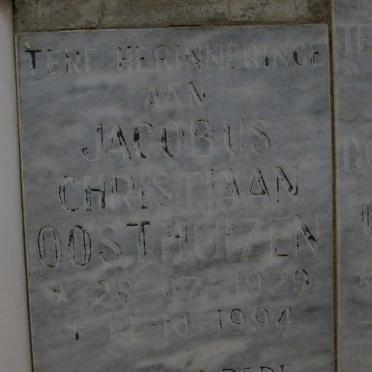 OOSTHUIZEN Jacobus Christiaan 1929-1994