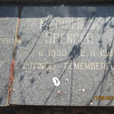 SPENCER Merrifield 1930-1989