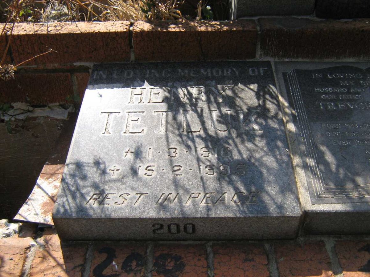 TETLUK Henry 1916-1995