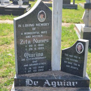 AGUIAR Quirino, de 1940-2012 &amp; Zita Nunes 1948-1993