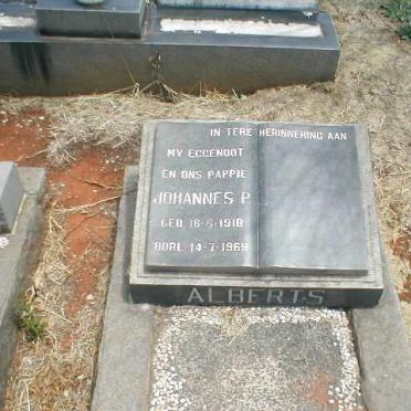ALBERTS Johannes P. 1910-1969