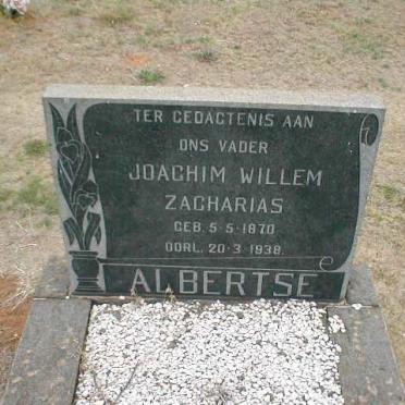 ALBERTSE Joachim Willem Zacharias 1870-1938