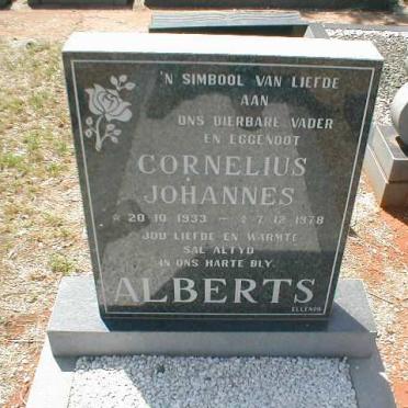 ALBERTS Cornelius Johannes 1933-1978