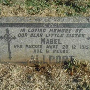 ALLPORT Mabel -1915