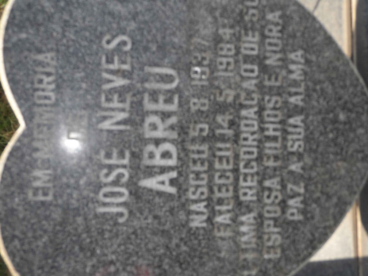 ABREU Jose Neves 1937-1984