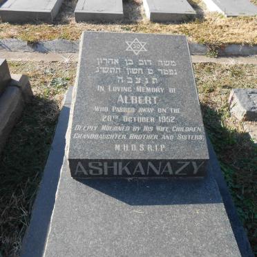 ASHKANAZY Albert -1952