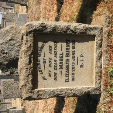 BURNET Mabel Elizabeth -1939