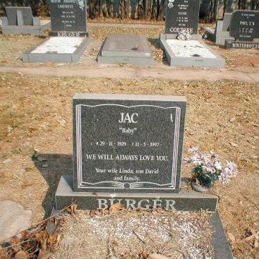 BURGER Jac 1929-1997