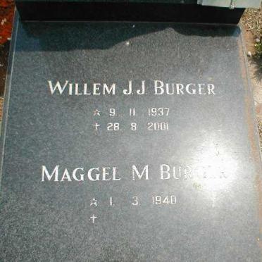 BURGER Willem J.J. 1937-2001 &amp; Maggel M. 1940-