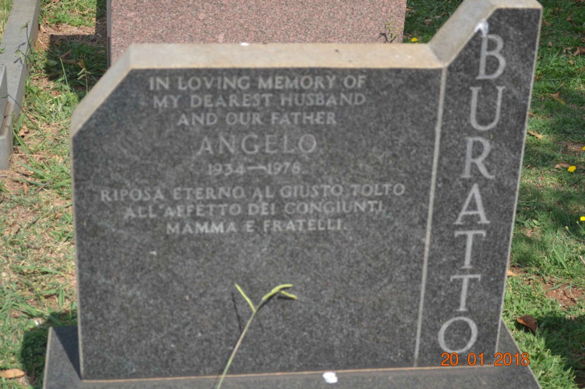 BURATTO Angelo 1934-1978