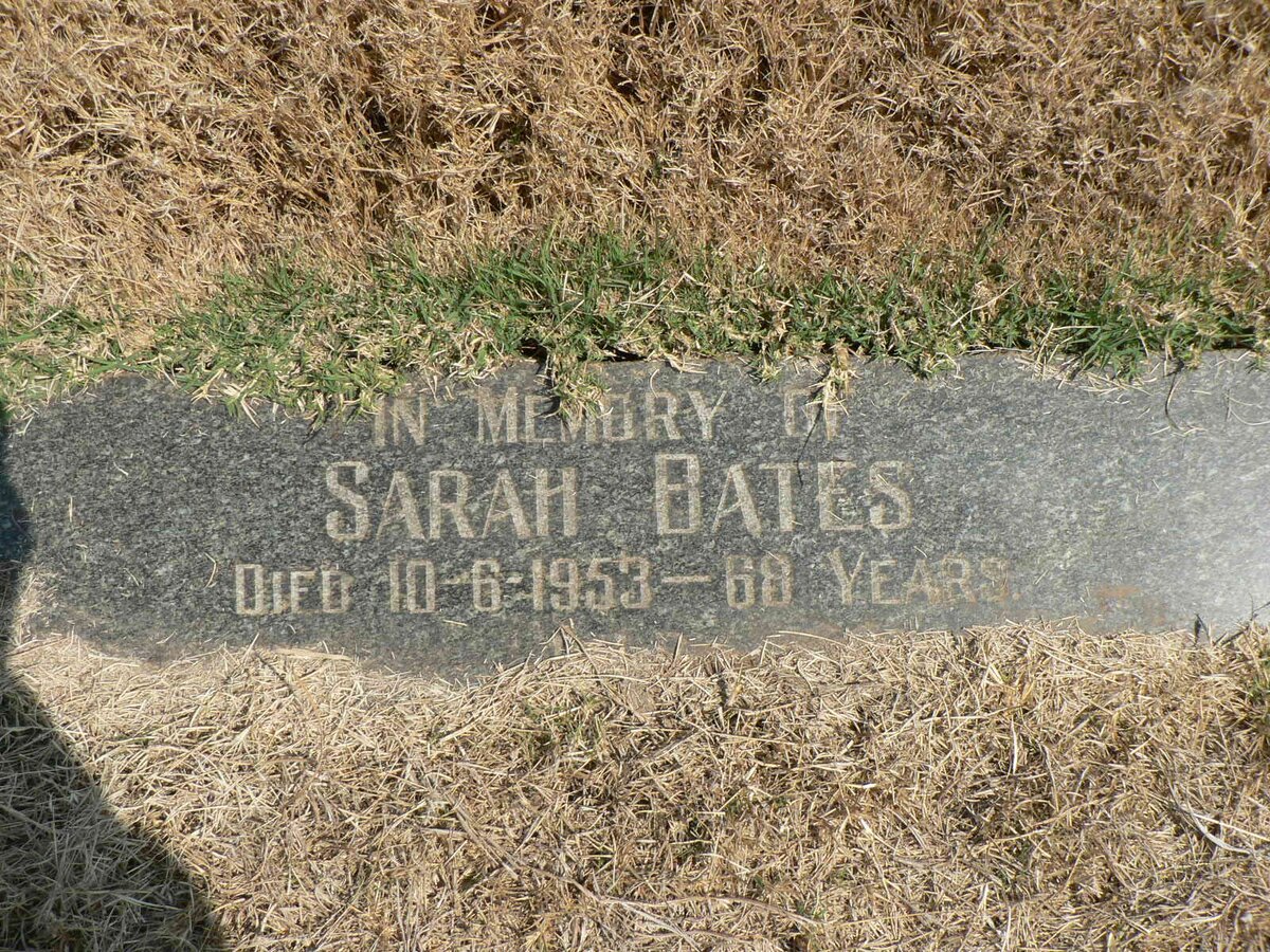 BATES Sarah -1953