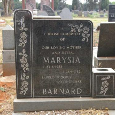 BARNARD Marysia 1928-1982
