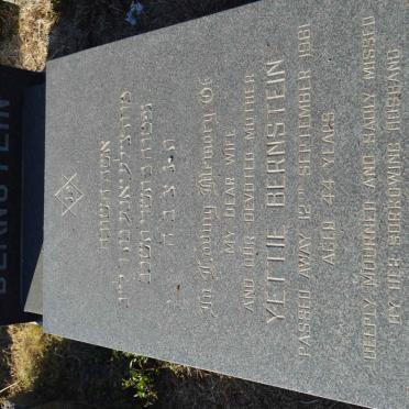 BERNSTEIN Yettie -1961