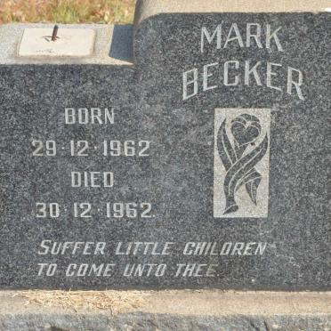 BECKER Mark 1962-1962