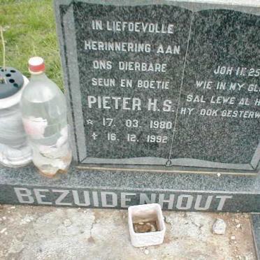 BEZUIDENHOUT Pieter H.S. 1980-1992