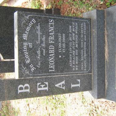 BEAL Leonard Francis 1937-1999