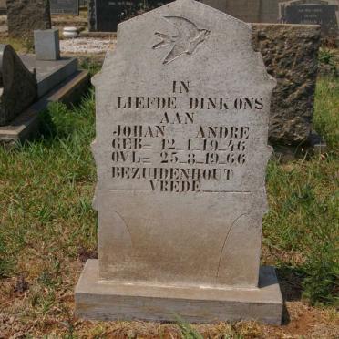 BEZUIDENHOUT Johan Andre 1946-1966