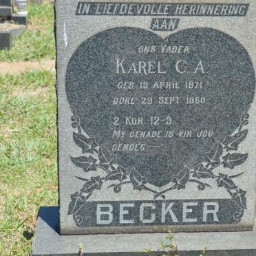 BECKER Karel C.A. 1871-1960