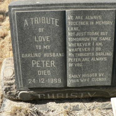 BEBB Alice -1966 :: CHRISTY Peter -1969 :: BEBB David -1976 