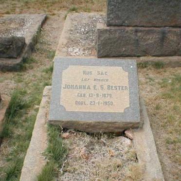 BESTER Johanna E.S. 1879-1950