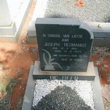 BEER Joseph Hermanus, de 1952-1977