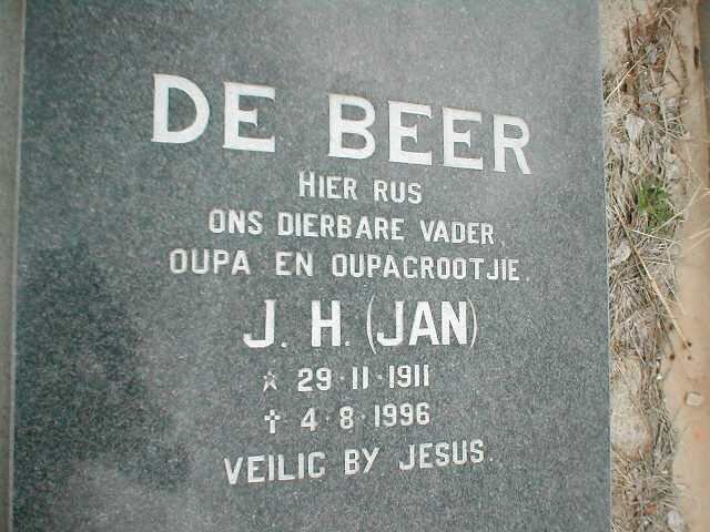 BEER J.H., de 1911-1996
