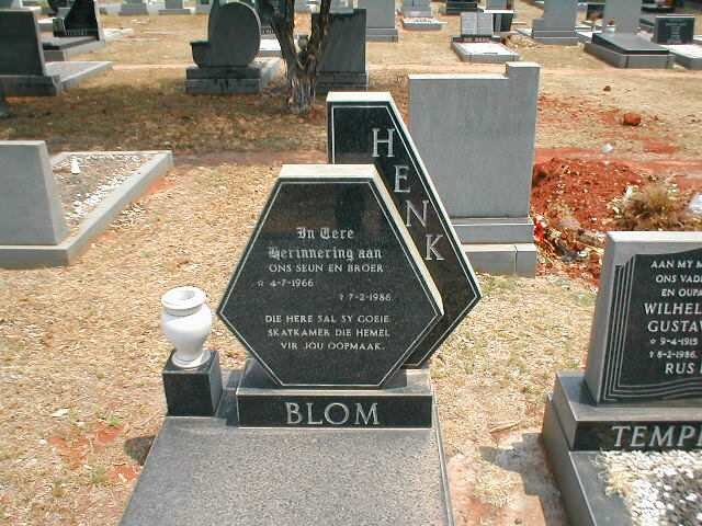 BLOM Henk 1966-1986