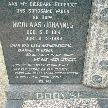 BOOYSE Nicolaas Johannes 1914-1964