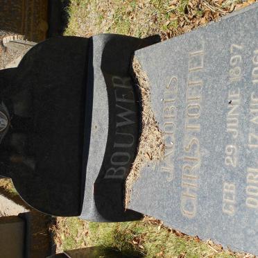 BOUWER Jacobus Christoffel 1897-1961