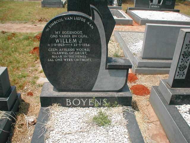 BOYENS Willem J. 1923-1984