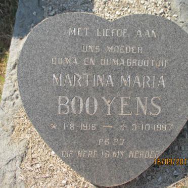 BOOYENS Martina Maria 1916-1997