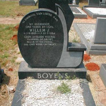 BOYENS Willem J. 1923-1984
