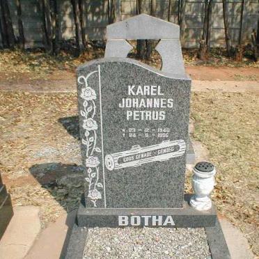 BOTHA Karel Johannes Petrus 1940-1996