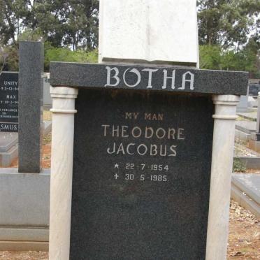 BOTHA Theodore Jacobus 1954-1985