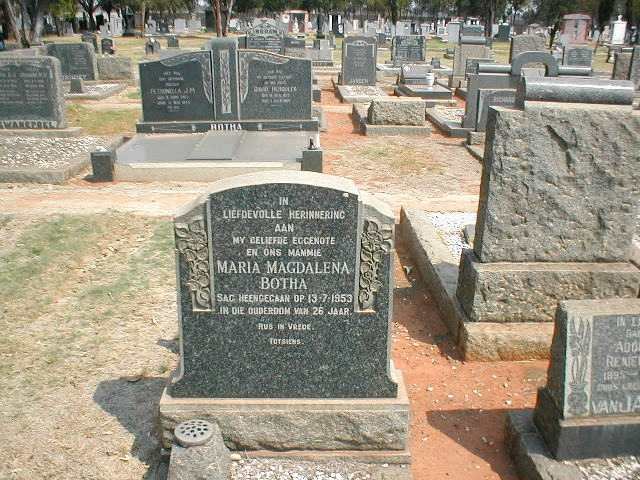 BOTHA Maria Magdalena  -1953