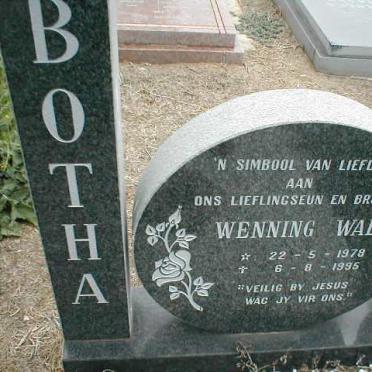 BOTHA Wenning Wally 1978-1995