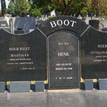 BOOT Bastiaan -1994 &amp; Ottolina Hendrika -1990 :: BOOT Henk -2006