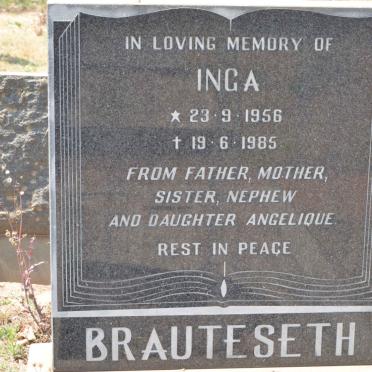 BRAUTESETH Inga 1956-1985