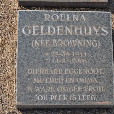 BROWNING Roy 1911-1980 &amp; Gertie STEYN -1952 :: GELDENHUYS Roelna nee BROWNING 1944-2006 
