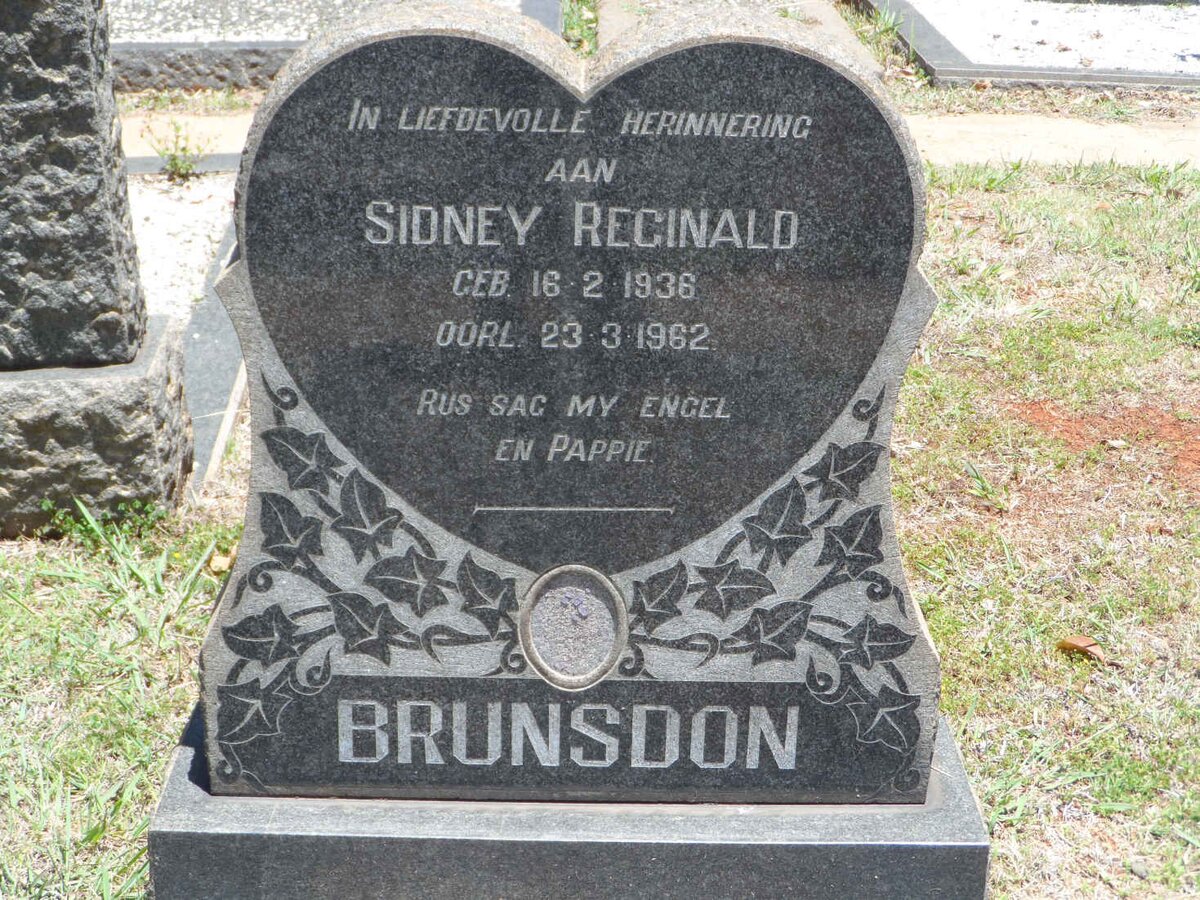 BRUNSDON Sidney Reginald 1936-1962