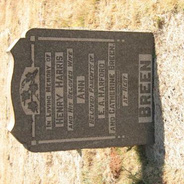 BREEN Henry Harris &amp; Ann