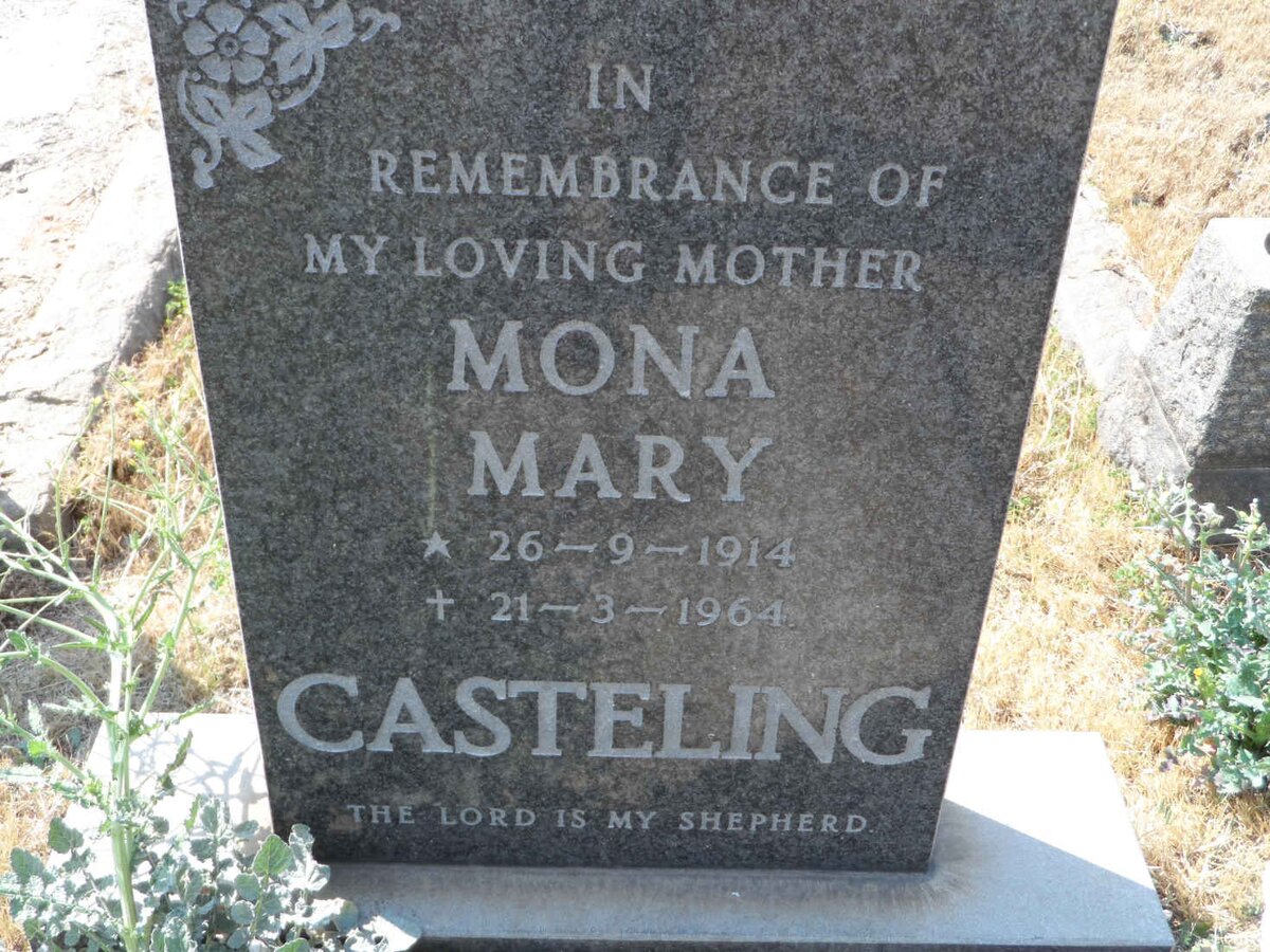 CASTELING Mona Mary 1914-1964