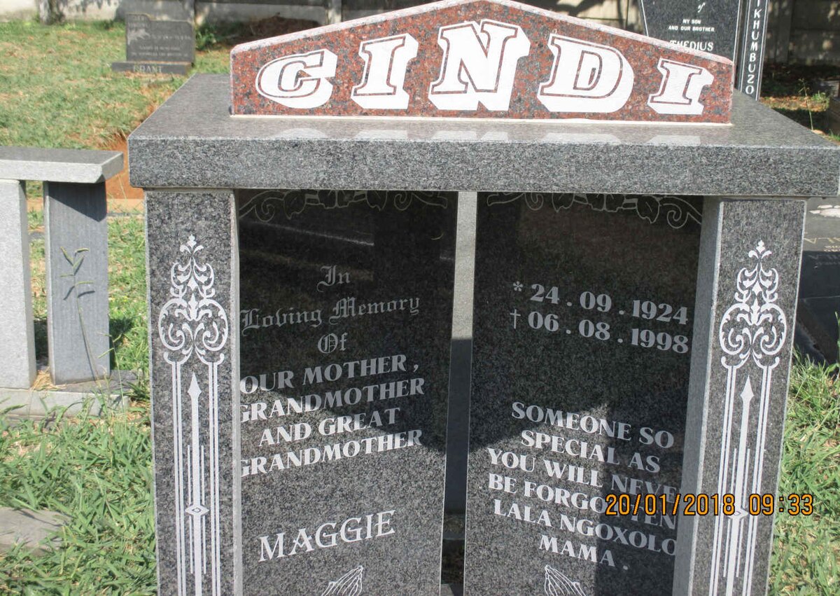 CINDI Maggie 1924-1998