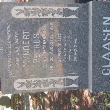 CLAASEN Myndert Petrus 1882-1960