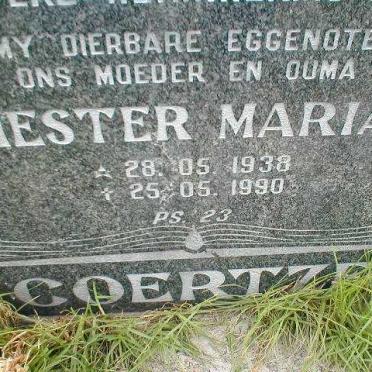COERTZE Hester Maria 1938-1990