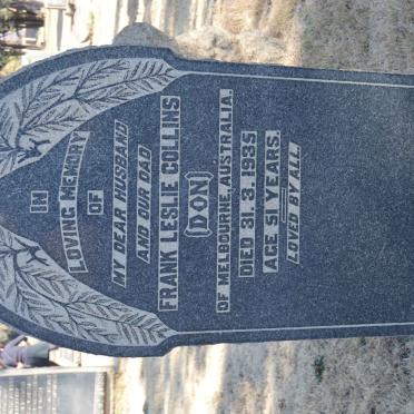 COLLINS Frank Leslie -1935