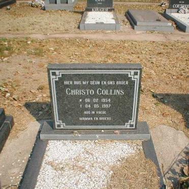 COLLINS Christo 1954-1997